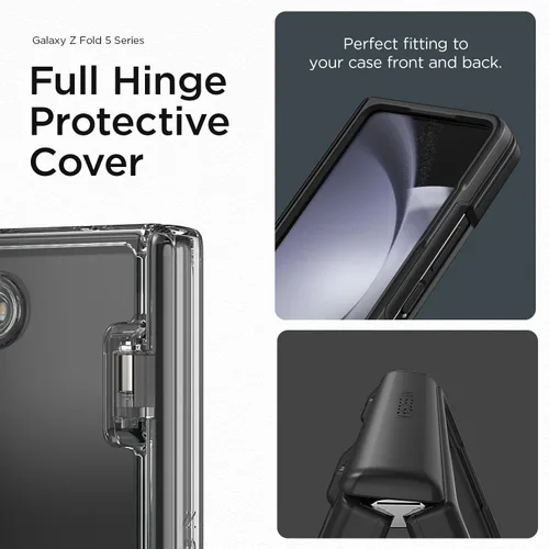 Vista 7 de VRS DESIGN Funda de teléfono para Galaxy Z Fold 5 5G (2023) [Terra Guard Modern], funda de estilo moderno y limpio de alta calidad