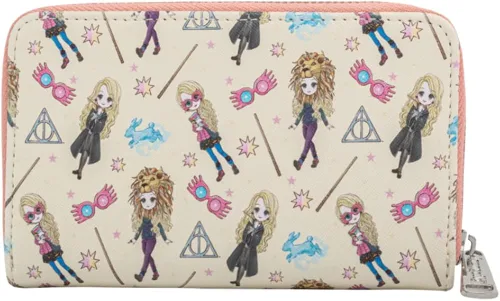 Vista 3 de Loungefly Harry Potter Luna Lovegood AOP Ziparound Wallet