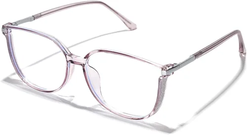 Vista 9 de ZanyLen Vintage Cat-eye Blue Light Blocking Glasses for Women, Lightweight TR90 Fashion Eyeglasses