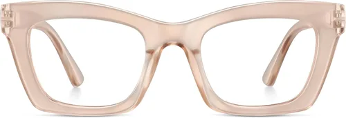 Vista 8 de Reading Glasses for Women - Stylish Blue Light Blocking Glasses Square Readers with Spring Hinge