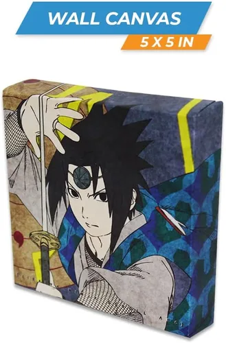 Vista 8 de JUST FUNKY Naruto Shippuden Sasuke Uchiha Looksee Caja coleccionista, Púrpura