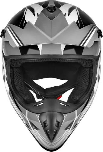 Vista 3 de JAGASOL DOT - Casco de motocross todoterreno para adultos, hombres y mujeres, casco de motocicleta de cara completa, casco de motocicleta de cara