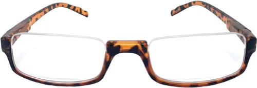 Vista 7 de The Parker - Gafas de lectura rectangulares de medio marco, lectores unisex de medio aro, tramposos de media luna Negro