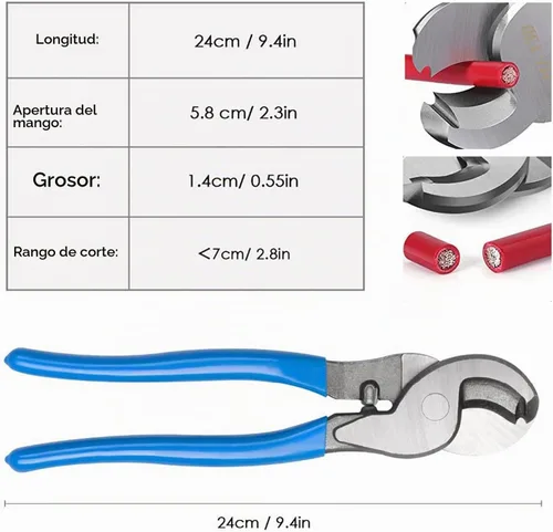 Vista 7 de Herramienta de prensado de orejetas de batería con 1 lengüeta de batería, 1 cortadores de cables, 60 terminales de cable de batería, 60 conectores