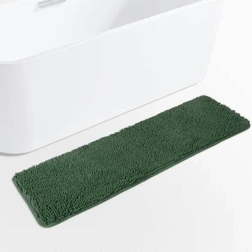 Vista 40 de Yeaban Alfombras pequeñas de baño de felpilla de 12 x 12 pulgadas, absorbentes y lavables, antideslizantes, de felpa y suaves para baño, ducha
