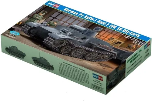 Vista 2 de Hobby Boss Alemán Pz.kpfw.I Ausf.F VK 18.01 Kit de Vehículo Militar Temprano
