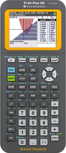 Vista 2 de Calculadora gráfica TI84PLSCEBLUBRY de Texas Instruments, multicolor/fantasía (Teacher 10 Pack)