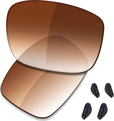 Vista 27 de SAUCER Lentes y almohadillas de nariz de repuesto prémium para Oakley Drop Point OO9367 Protección UV400, antiarañazos, ajuste preciso polarizado