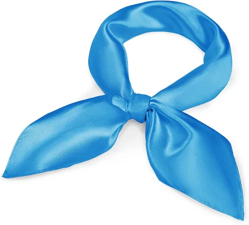 Vista 10 de American Trends Bufanda de seda para mujer, bufandas de satén para la cabeza, bufanda cuadrada para el cuello, bufanda ligera de seda como bandana