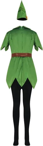 Vista 3 de LILLIWEEN Peter Pan Costume Elf Outfit Halloween Cosplay Suit for Men Women
