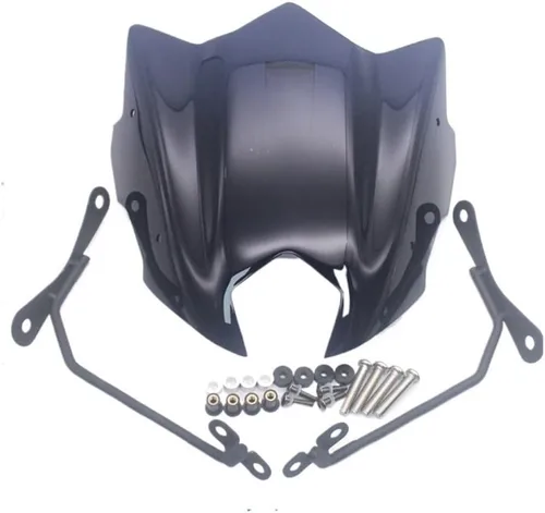 Vista 2 de for YA&MAHA FZ8 2010 2011 2012 2013 2014 2015 2016 2017 FZ 8 10-17 Motorcycle Windshield Black(Smoke)