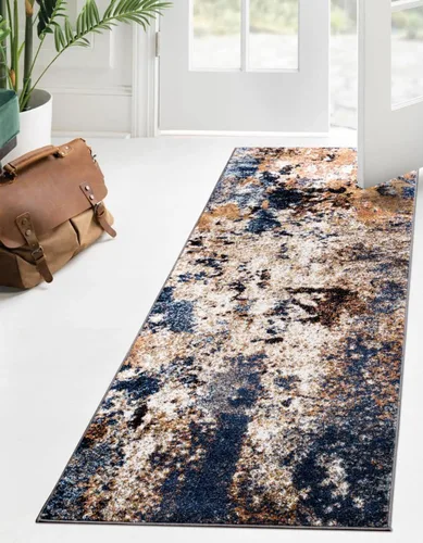 Vista 70 de Keen Home Design Alfombras de Área - 2x3 Que No Se Desprenden, Alfombras Abstractas para Cocina, Sala de Estar, Dormitorio, Comedor, Entrada Negro