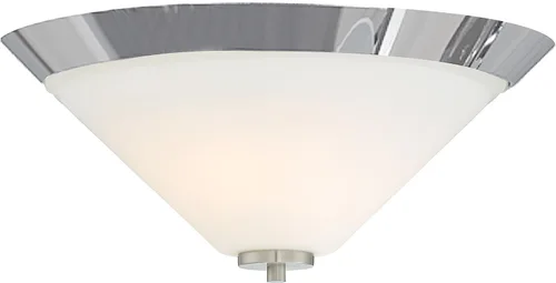 Vista 21 de Nuvo Iluminación 60/6242 - Vanidad transicional de dos luces de Nome Collection en Pwt, Nckl, B/S, Slvr. Acabado