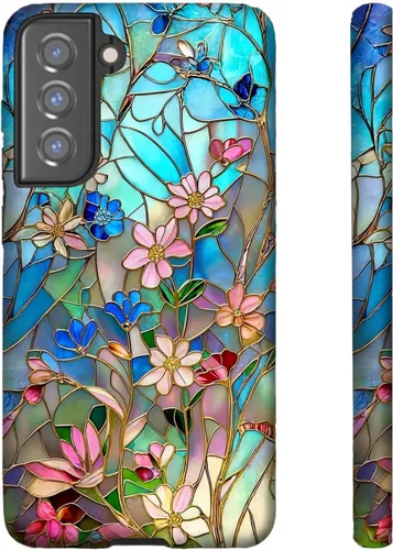 Vista 10 de Funda protectora para teléfono Samsung Galaxy S23 – Carcasa rígida de doble capa + cubierta de silicona – Funda protectora a prueba de golpes