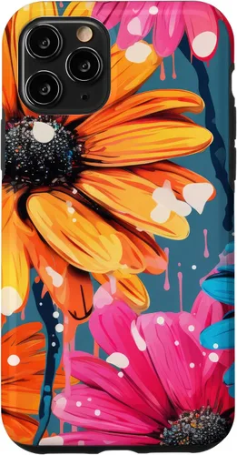 Vista 29 de Drip Gerbera Daisies Case for iPhone 17