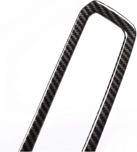 Vista 7 de Fibra de carbono estilo ABS coche interruptor decoración marco ajuste para BMW X5 G05 X7 G07 2019