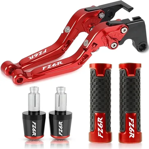 Vista 27 de Palancas de embrague de freno de motocicleta para manillar Yamaha FZ6R FZ 6R FZ-6R 2009 2010 2011 2012 2013 2014 2015 2016 2017 (Color : 1)