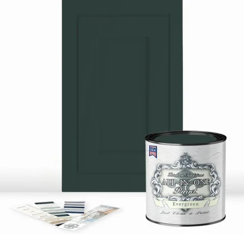 Vista 42 de Pintura TODO EN UNO, Abbey (gris cálido), Muestra de 8oz - Pintura duradera para gabinetes y muebles. Imprimación y capa superior incorporadas,