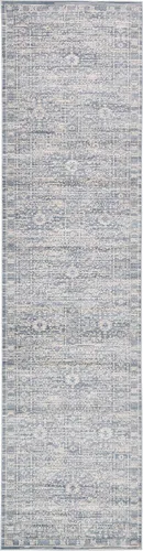 Vista 11 de Unique Loom Paris Collection - Alfombra de abedul (2 pies 7 pulgadas x 6 pies, color azul/beige)