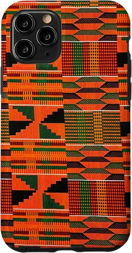 Vista 29 de Kente - Carcasa para iPhone 17, diseño étnico de Ghana, diseño africano