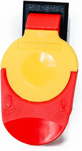 Vista 2 de POWERTEC 71390 Interruptor de seguridad de paleta – Interruptor inteligente de doble voltaje 110/220v para sierra de mesa y protector seguro