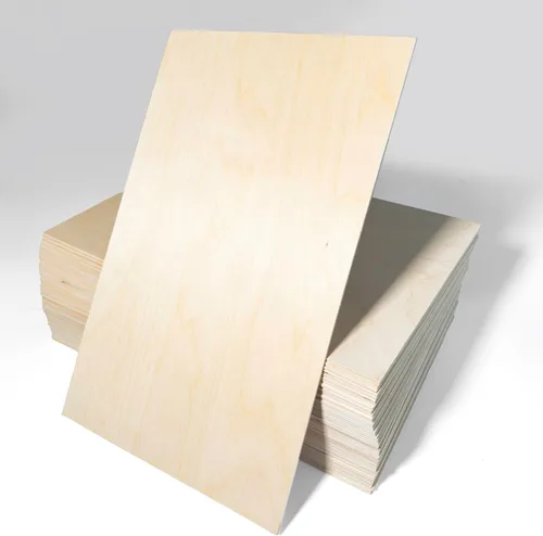 Vista 10 de Paquete de 10 Madera contrachapada de abedul báltico prémium de 0.236 in y 1/4 de pulgada, 12 x 19 pulgadas, lista para Glowforge, grado Paquete
