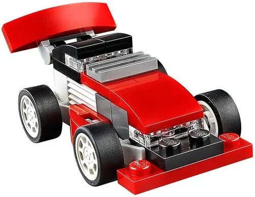 Vista 3 de Kit de construcción LEGO Creator Red Racer 31055
