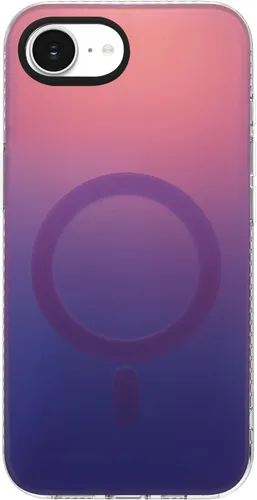 Vista 79 de Funda degradada para iPhone 14 Pro - Diseño multicolor degradado naranja y amarillo, resistente a los impactos y con imanes