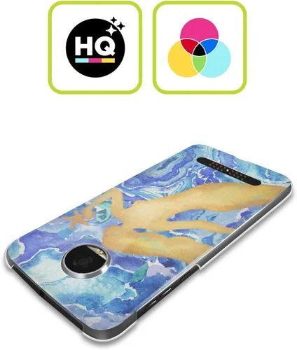 Vista 2 de Head Case Designs Officially Licensed Paul Brent Agate Mermaid Coastal Hard Back Case Compatible with Motorola Razr 40 / Razr 2023