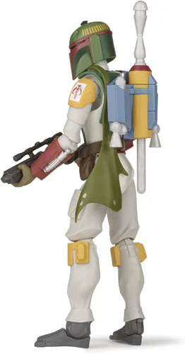 Vista 4 de STAR WARS Galaxy of Adventures Boba Fett - Figura de acción a escala de 5 pulgadas con divertido proyectil, juguetes para niños a partir de 4 años