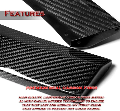 Vista 3 de Q1-TECH, borde de parachoques delantero compatible con Mazda Miata MX-5 2009-2013, alerón de parachoques delantero, kit de cuerpo de barbilla
