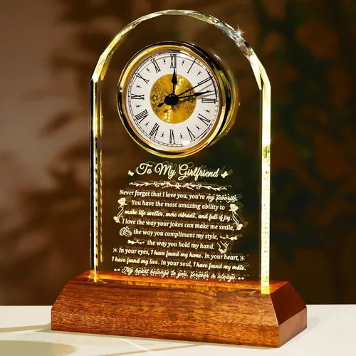 Vista 16 de Arikyrist Reloj de cristal, regalos cristianos para mujeres, ideas Biblia con flor
