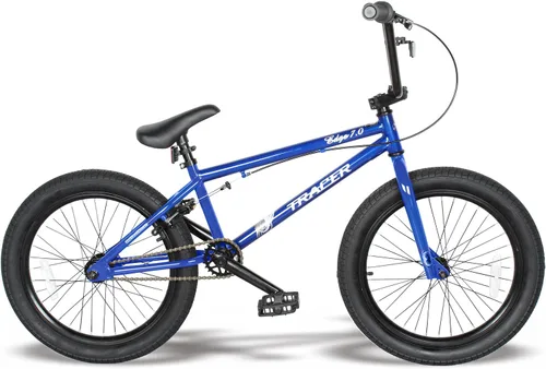 Vista 12 de Tracer Edge Freestyle - Bicicleta BMX para hombre y mujer, para principiantes y avanzados, marco de acero para adultos, ruedas de 20 pulgadas