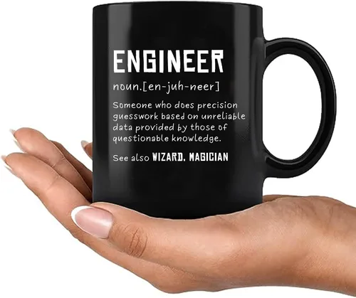 Vista 7 de Panvola Engineer Definition Someone Who Does Precision Funny Engineer Gifts for Engineering Students Teachers Computer Civil Mechanical Electrical