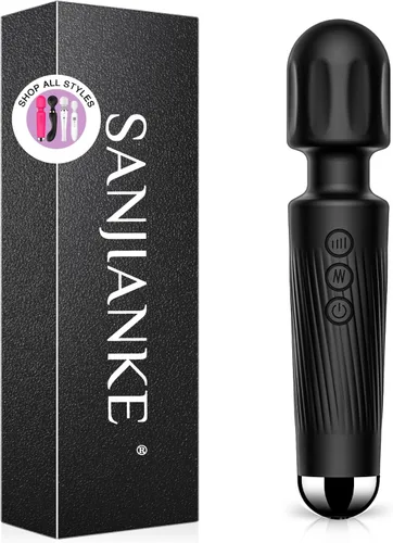 Vista 12 de SANJIANKE Varita Vibradora, Juguete Sexual para Adultos, Consolador de Punto G, Vibrador de Clítoris, Vibradores Sexuales, Estimulación