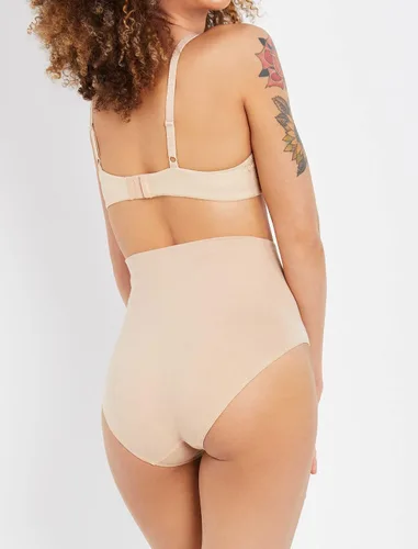 Vista 5 de Motherhood Maternity Paquete de 2 bragas de apoyo sin costuras posparto para mujer