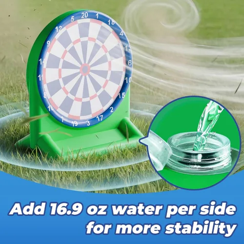 Vista 6 de iPlay, iLearn Divertidos juguetes de piscina para niños, juegos inflables de tablero de dardos, flotadores de piscina, patio de playa, juego al aire