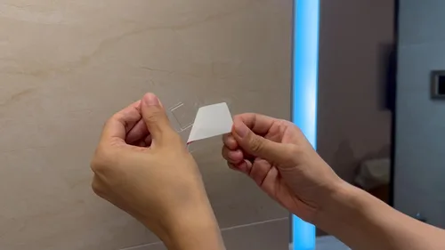 Vista 3 de So Nice Tira adhesiva de repuesto para dispensador de pasta de dientes, montaje en pared, 1 unidad
