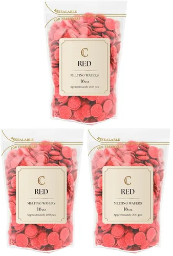 Vista 10 de Merckens - Bolsa de obleas de chocolate para derretir a granel, perfecta para sumergir, postres, hornear y más (1 libra, verde claro) (paquete de 3)