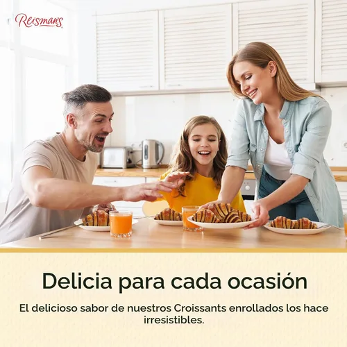 Vista 6 de Chocolate Rugelach Mini croissants sin lácteos, sin nueces, con certificación OU Kosher, pastelería para el desayuno, aperitivo de café y té