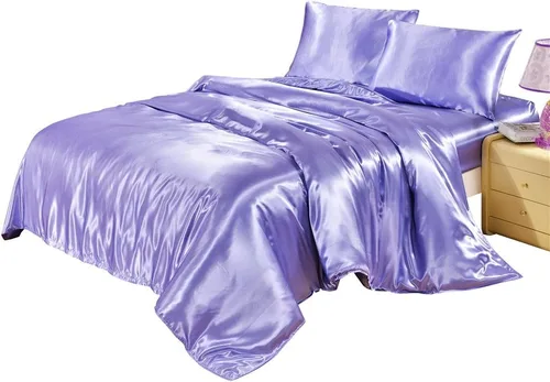 Vista 10 de Bedding-Hotel - Juego de funda de edredón de calidad de hotel con lazos de cremallera ocultos, 3 piezas (1 funda de edredón, 2 fundas de almohada)
