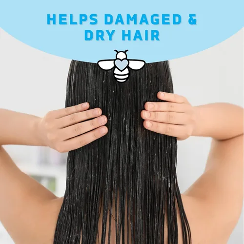 Vista 5 de PSORIASIS HONEY Acondicionador renovador - Tratamiento de cuero cabelludo seco - Crema de psoriasis para cabello seco - Aceite de coco hidratante
