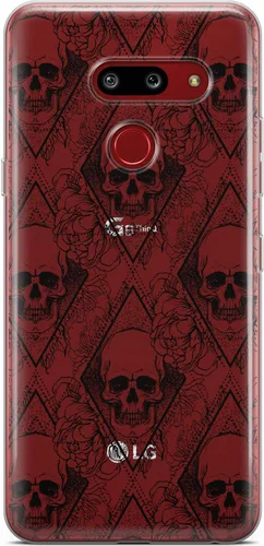 Vista 12 de Mertak Clear Phone Case Compatible with LG Stylo 6 5 4 K61 K51S K41S K30 K20 Q70 Q60 Mountains Silicone Protective Girls Tribal Slim Cover Design
