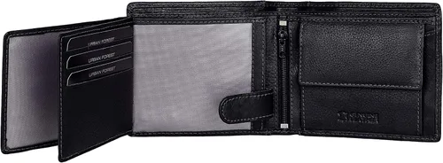 Vista 4 de Urban Forest Oliver Cartera de cuero para hombre, Negro -, Contemporáneo
