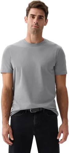 Vista 73 de Camiseta de cuello redondo Gap para hombre, mangas cortas, estilo casual Negro
