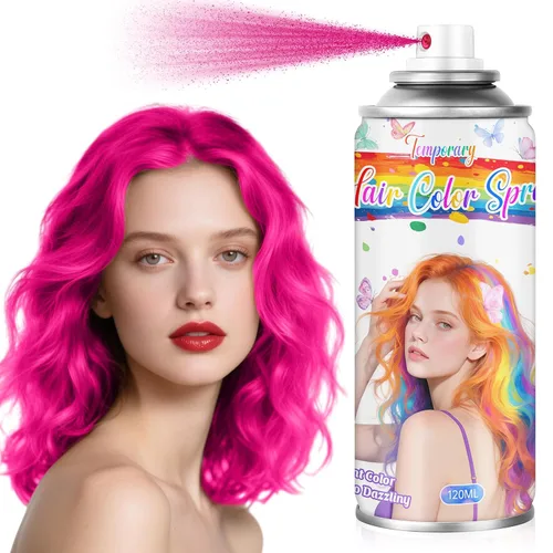 Vista 12 de Spray de color gris para el cabello – Tinte temporal para mujeres, niños