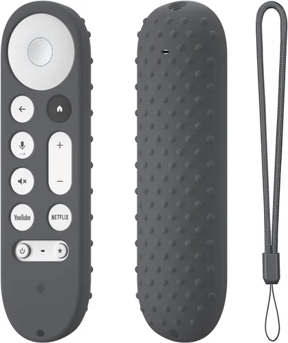 Vista 14 de Funda de silicona para Google TV Streamer 4K Google TV (4K) Voice Remote 2024 Funda de silicona antideslizante (rojo)