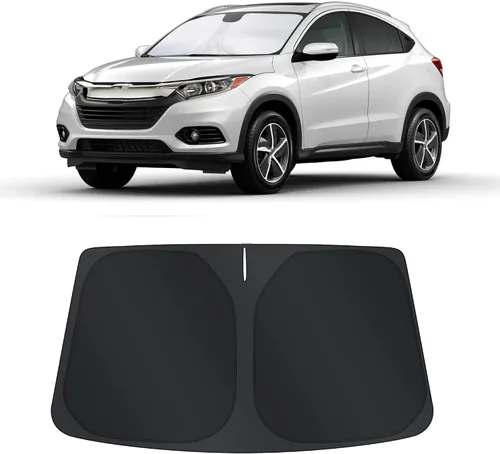 Vista 130 de TINGLU Persianas de ventana para Honda CR-V 2023-2026, accesorios para ventanas laterales de automóvil, parabrisas triangular, parasol para rayos UV