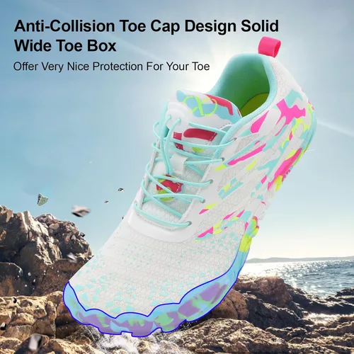 Vista 5 de XIHALOOK - Zapatos deportivos de senderismo para mujer y hombre, de secado rápido, para playa, caminar, kayak, surf, entrenamiento