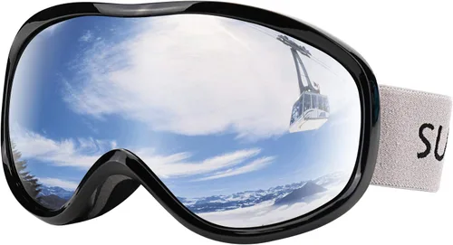 Vista 7 de Supertrip Gafas de esquí de nieve antivaho 100% protección UV gafas de esquí snowboard